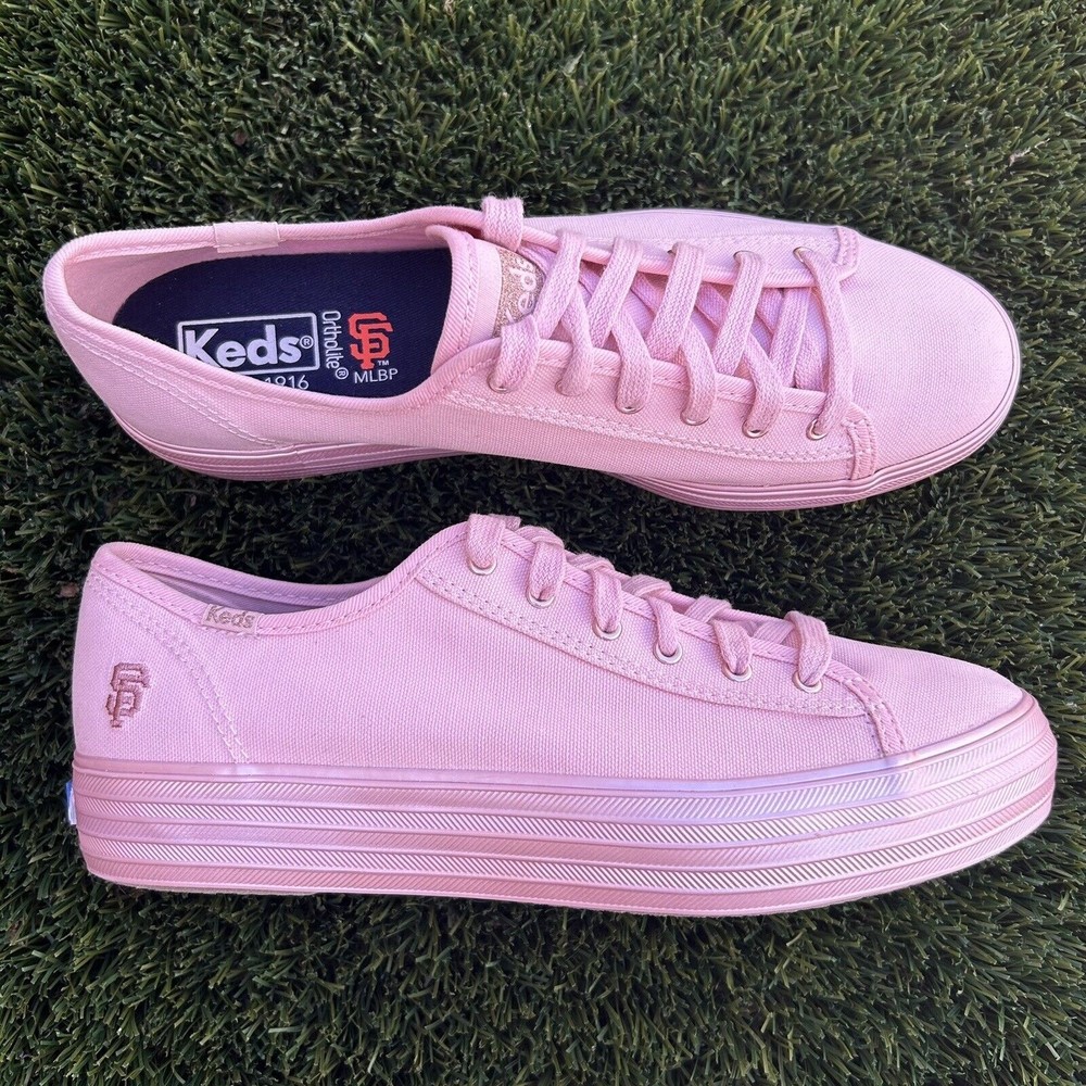 Keds Women's MLBP Series Shoes San Francisco Giants Pink Triple Kick Size 8.5